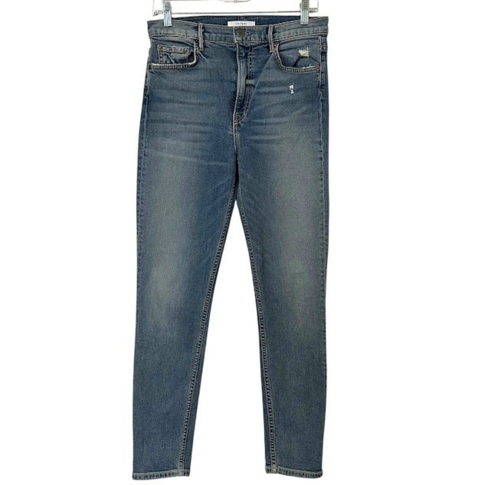 Revolve GRLFRND Kendall High Rise Super Skinny Mid Wash Jeans‎ Womens 28